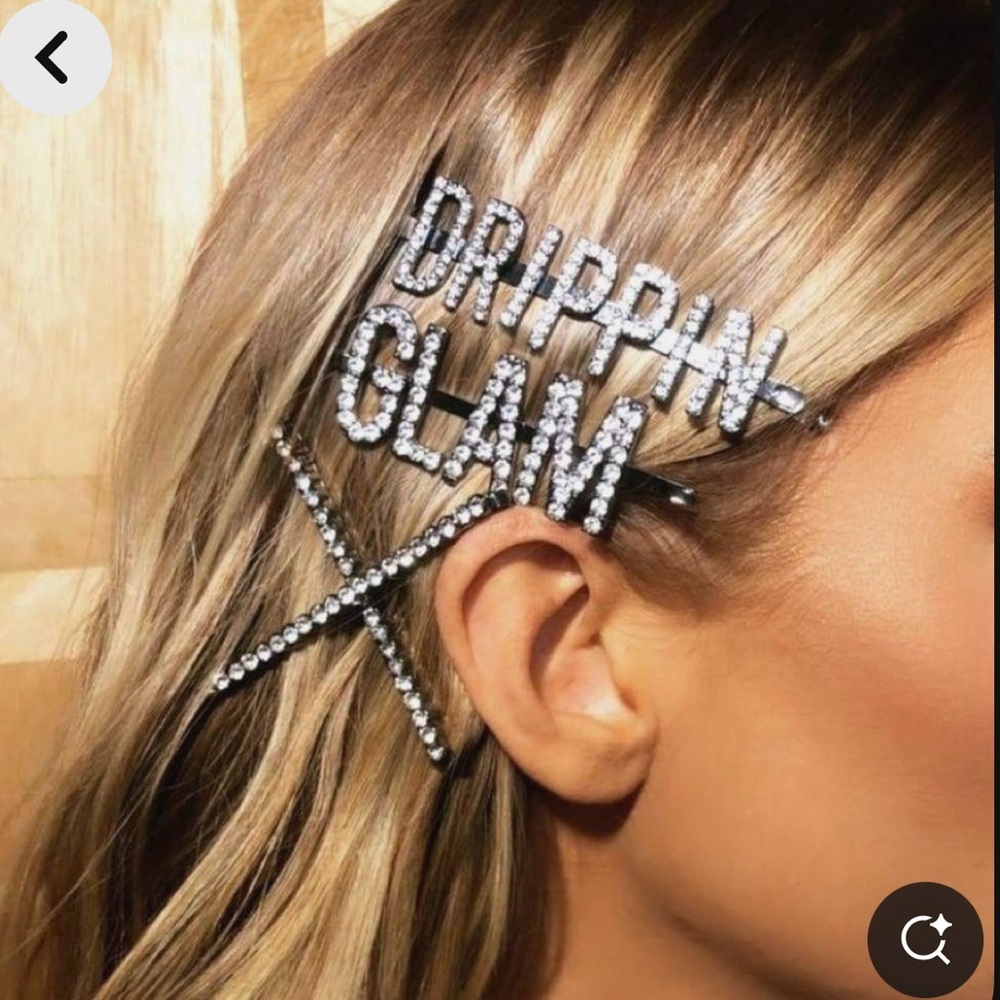 Crystal Hair Clip Kitsch X Justine Marjan